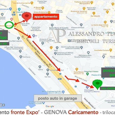 Cavour Luxury Sea View Apartment Genoa Bagian luar foto